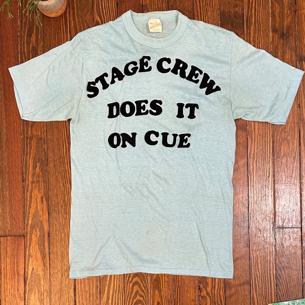 1970s Vintage Custom Made Stage Hand T-Shirt